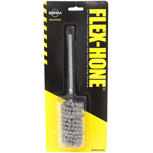 1 1/4″ Bore Diameter × 3″ Hone Length × 8″ Overall Length, 320 Grit, Aluminum Oxide - Standard Duty Flex-Hone