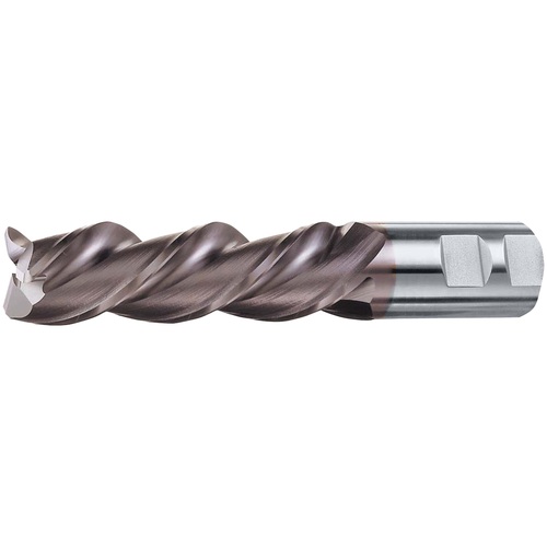 ‎1″ × 1″ × 4″ × 6-1/2″ LHS / LHC HSS-E (PM) Powder Metal High Helix Finishing End Mill-3F SE CC LH - TiCN