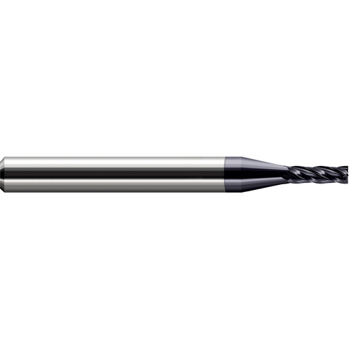 Miniature End Mills - Stub & Standard - 0.0800″ Cutter Diameter × 0.2400″ Length of Cut Carbide Square End Mill, 2 Flutes, AlTiN Coated