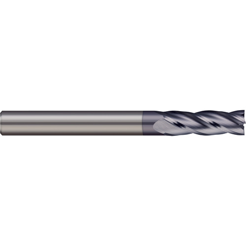 ‎AEMM-040-2X 4mm × 57mm OAL 2 Flute Micrograin Carbide End Mill - AlTiN