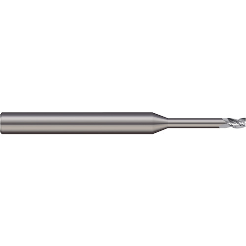 ‎MEF-047-500 3/64 × 1-1/2 OAL 2 Flute Extra Fine Carbide Hard Milling Miniature End Mill - Uncoated