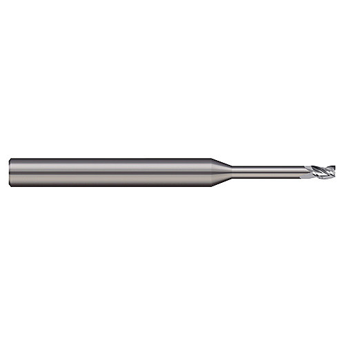 ‎MEF-047-500 3/64 × 1-1/2 OAL 2 Flute Extra Fine Carbide Hard Milling Miniature End Mill - Uncoated