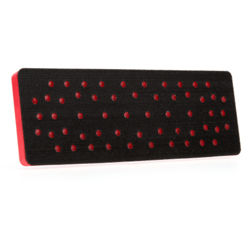 3M Hookit Clean Sanding Pad 28531 70 mm × 198 mm × 12.7 mm 33 Holes Red Foam