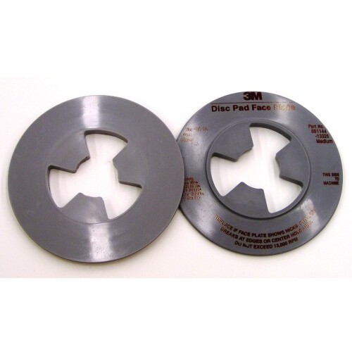 ‎3M Disc Pad Face Plate 13325 4-1/2″ Medium Gray