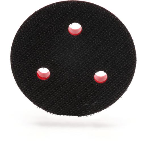 ‎3M Hookit Clean Sanding Low Profile Disc Pad 20350 3″ × 1/2″ × 1/4-20 External 3 Holes Red Foam