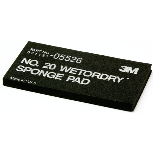 ‎3M Wetordry Sponge Pad 20 05526 5 1/2 × 2-3/4″ × 3/8″