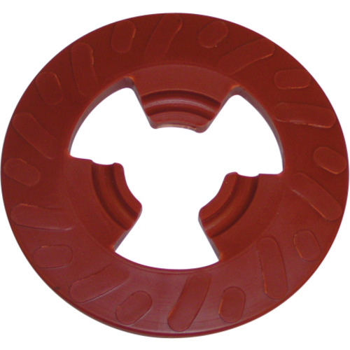 3M Disc Pad Face Plate Ribbed 28656 4″ Extra Hard Red