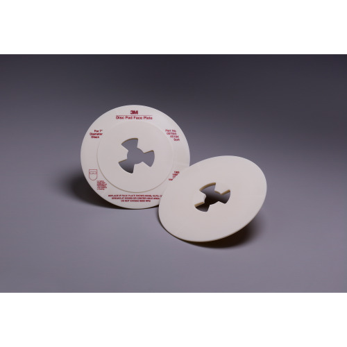 3M Disc Pad Face Plate 45194 7″ Soft White