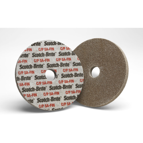 Scotch-Brite Cut and Polish Unitized Wheel CP-UW 5A Fine 6″ × 1/2″ × 1″