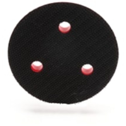 ‎3M Hookit Clean Sanding Low Profile Disc Pad 20350 3″ × 1/2″ × 1/4-20 External 3 Holes Red Foam