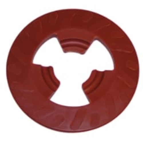 3M Disc Pad Face Plate Ribbed 28656 4″ Extra Hard Red