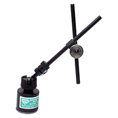 Magnetic Base Indicator Holder - 1 3/16 Diameter × 1 3/8 High Base Size - Mini Mag Stand with Fine Adjusment
